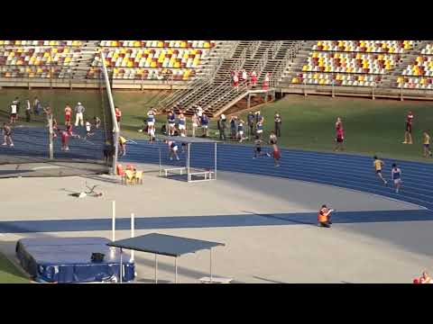4 x 100m Relay 14yrs Boys Final, 2019 GPS T & F Championships. QSAC, Brisbane 2/11/2019