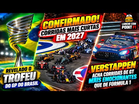 VERSTAPPEN REVELA EMOÇÃO EM CORRIDA DE GT! TROFEU DO GP DO BRASIL | CONFIRMADO MUDANÇA NA F1 2027