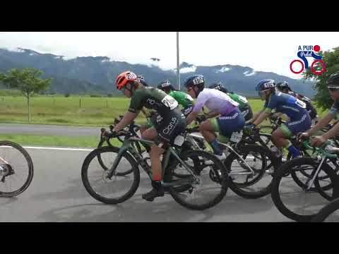 Resumen circuito en Ibagué damas de la Vuelta al Sur, Andrea Alzate la más rápida