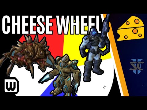The StarCraft 2 Cheese Hour - WHEEL OF FORTUNE [HD EDITION]! (Random Units)