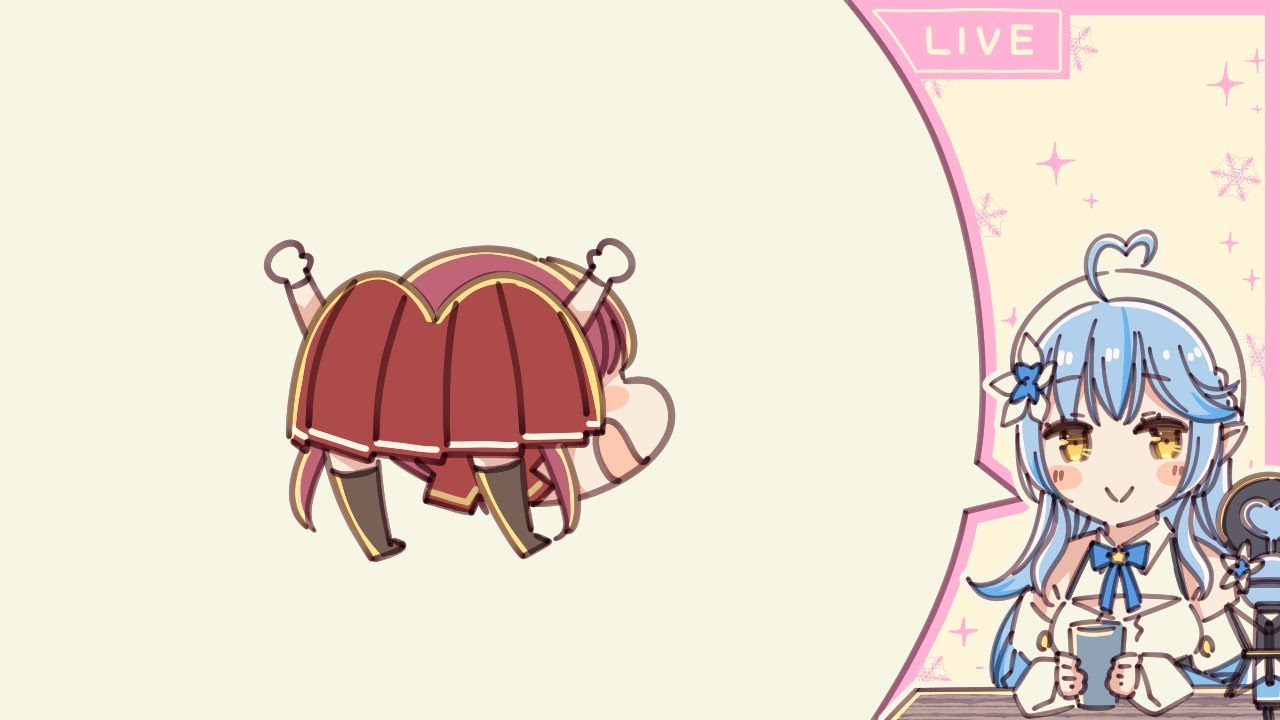 【ホロライブ切り抜き漫画】マリンの尻に虜のラミィ【雪花ラミィ／宝鐘マリン／hololive eng sub】