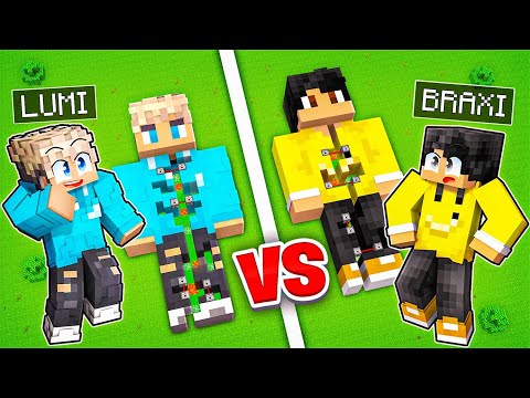 Die LABYRINTH BAU CHALLENGE im LUMI vs BRAXI Körper in Minecraft!