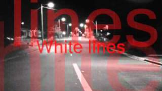 White Lines by Alexz Johnson with lyrics