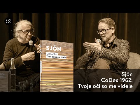 Sjón in Marcel Štefančič o knjigi CoDex 1962: Tvoje oči so me videle