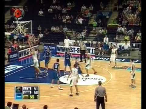 2010.07.31 Eurobasket U18 Men 2010 Lithuania-Serbia AMAZING LAST QUARTER pt1