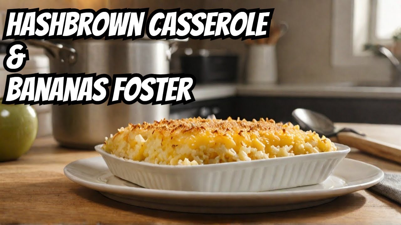 Steakhouse Sides: Hashbrown Casserole, Bananas Foster & Rum