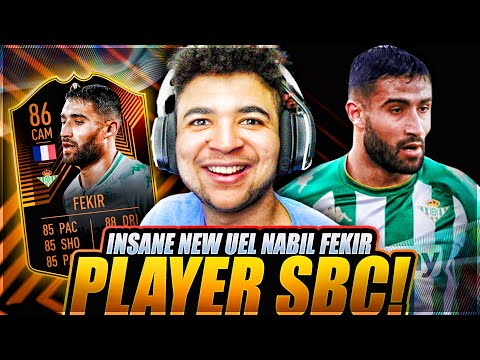 FIFA 22| INSANE 86 RATED UEFA EUROPA LEAGUE ROAD TO THE KNOCKOUT STAGE NABIL FEKIR PLAYER SBC!!