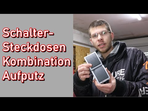 Wiring surface-mounted switch/socket combinations! ElektroM