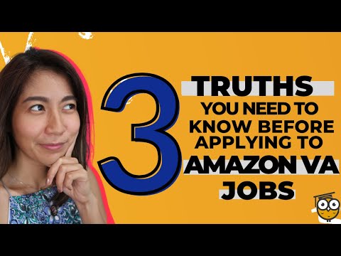 3 Truths You Need To Know Before Applying to Amazon VA Jobs