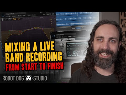 Mixing A Live Band Recording From Start To Finish