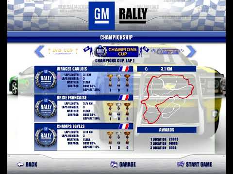 GM Rally - All Gold Medals