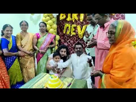 Devesh 2 nd Birthday On 1 Feb#birthdayparty #barbar #cake #thane #nanded #shortvideo
