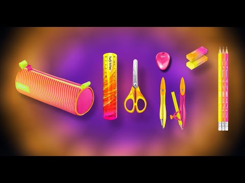 Kinderschaar Maped Neon 13cm assorti