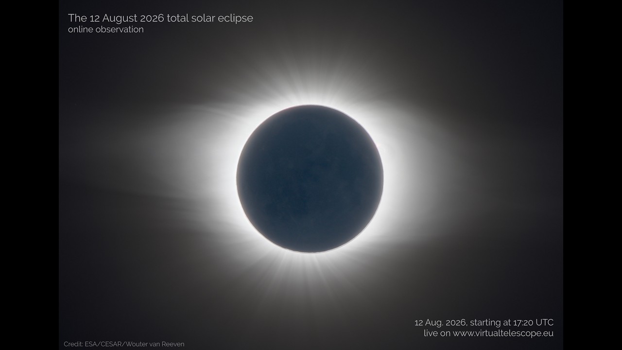 The 12 August 2026 Total Solar Eclipse: online observation.
