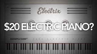 Video thumbnail for $20 Electric Piano? Sampleson Electrix Review by HIFIMIDI