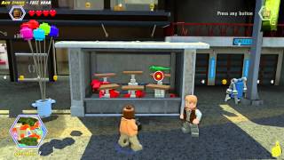 Lego Jurassic World: Main Street FREE ROAM (All Collectibles) - HTG