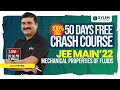 MECHANICAL PROPERTIES OF FLUIDS 50 DAYS CRASH COURSE JEE 2022 XYLEM JEE