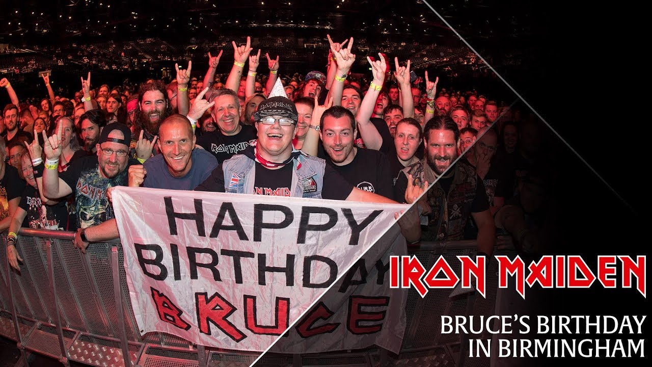 Iron Maiden - Bruce's 60th in Birmingham - YouTube