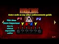 MK9 Ultimate Respect You Will Learn Respect Achievement Guide