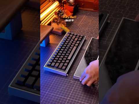 Bàn phím cơ ESU67 HE Magnetic - Nhôm CNC, nắp + kê tay từ tính, switch Hall Effect siêu nhạy