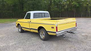  1971 GMC C-1500 Custom Fleetside Pickup Walk Around and Drive By