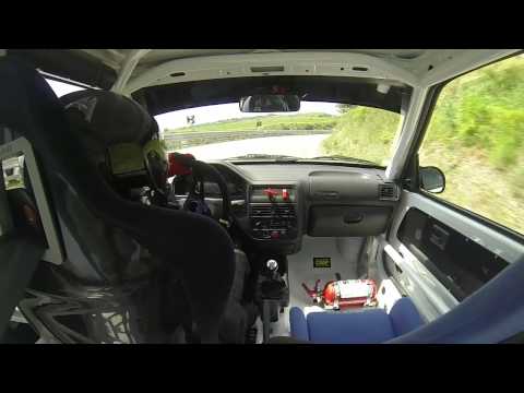 Onboard 61° Coppa Nissena CIVM - TIVM 2015 // Rosario Alessi // Peugeot 106 N 1600
