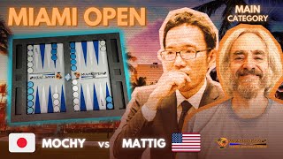 MIAMI OPEN BACKGAMMON ▸ Mochy vs Carter Mattig