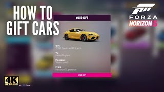 Forza Horizon 5 How to Gift Cars