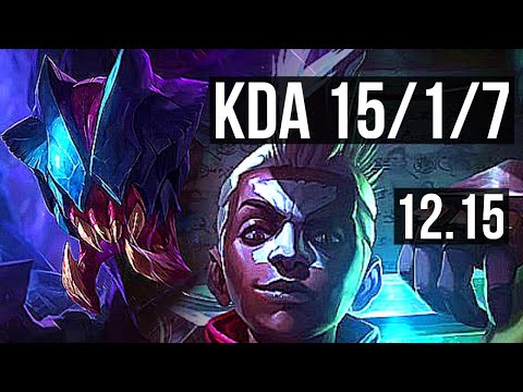 REK'SAI vs EKKO (JNG) | 15/1/7, 3.1M mastery, Legendary, 500+ games | EUW Diamond | 12.15