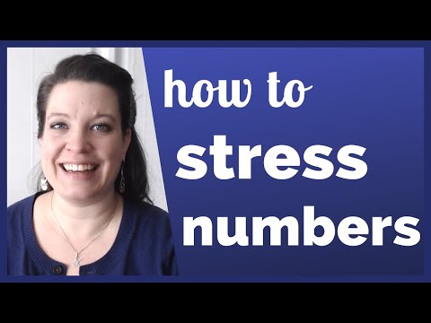 How to Stress Numbers Clearly in English - Number Stress for Teens and Tens Video