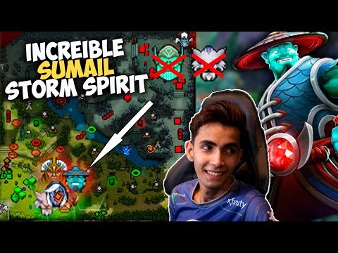 INCREIBLE!!! SUMAIL CON STORM SPIRIT DESTROZA A VIRTUS PRO | EG vs VP | RESUMEN TI8