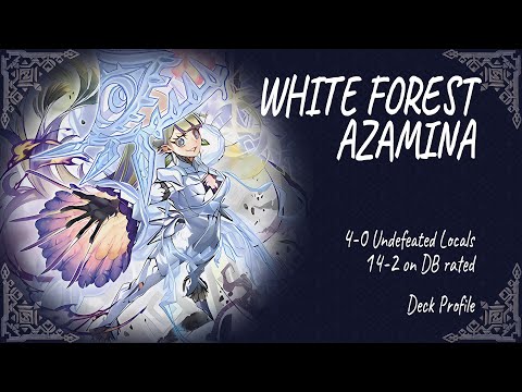 PURE White Forest Azamina - Yugioh Deck Profile - Undefeated Locals + 14-2 Duelingbook Rated