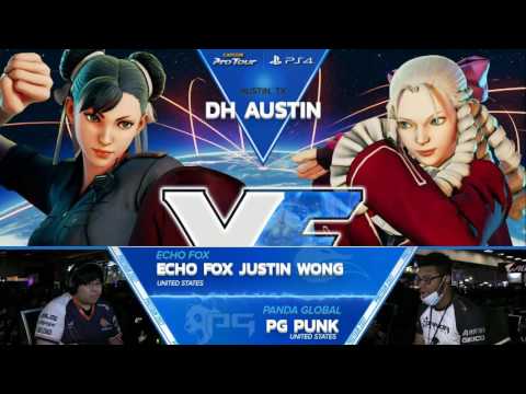 SFV: Echo Fox Justin Wong vs PG Punk - Dreamhack Austin 2017 Top 8 - CPT2017
