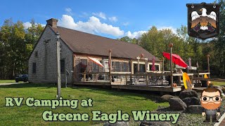 RV Camping at a Winery! | Coleman 13R at Greene Eagle Winery.
