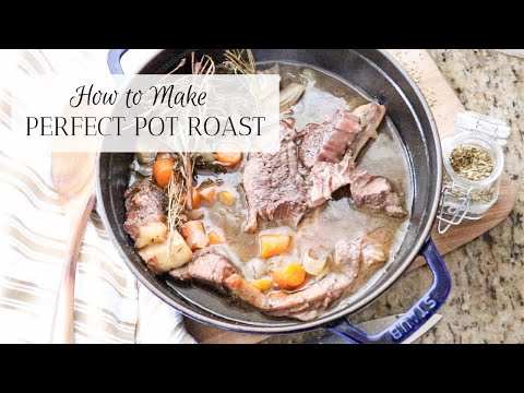 How to make PERFECT POT ROAST | Simple grass fed beef recipe