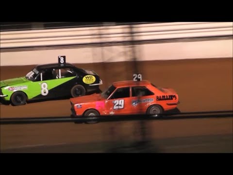 Junior Sedans Heat 3 Simpson Speedway 11-4-2015