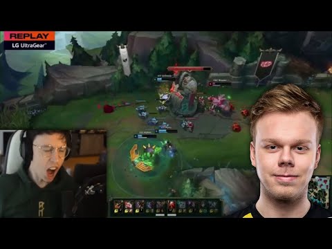 FNC Wunder Insane 1v3 Outplay on Gragas - FNC vs VIT