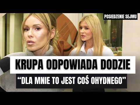 Krupa prosto po ZADYMIE w Sejmie odpowiada Dodzie i Litewce!