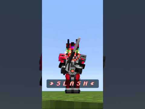 EPIC Minecraft Transformation: Kamen Rider's Attack Ride Slash!