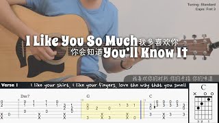 Download lagu (FREE TAB) I Like You So Much,You’ll Know It (我多喜欢你,你会知道) - | Fingerstyle Guitar | TAB Chords Lyrics mp3 Download lagu (FREE TAB) I Like You So Much,You’ll Know It (我多喜欢你,你会知道) - | Fingerstyle Guitar | TAB Chords Lyrics mp3