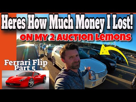 Car Flipping & Money Making 101 - $400 Ferrari Gone Wrong - Part 5 - Flying Wheels