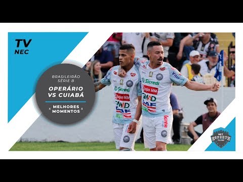 Melhores Momentos  de Operário 2 x 1 Cuiabá - TV NEC
