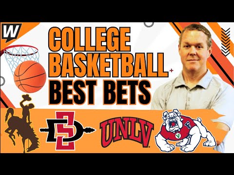 BEST Tuesday College Basketball Picks! | Wyoming vs San Diego State & UNLV vs Fresno State