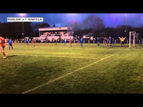 BINFIELD FC TV   MARLOW 4 1 BINFIELD   Hellenic Premier Div   13 01 12