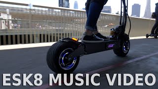 Max Brhon, Humanity - Electric group ride music video with skateboards, scooters, electric unicycles