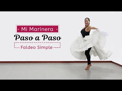 PASOS DE MARINERA | FALDEO SIMPLE | GISELA GONZALES | PASO A PASO