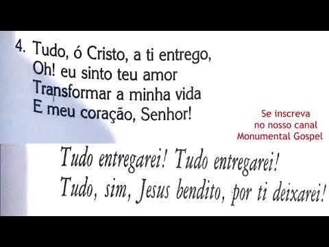 Hinário Povo Cantai - Tudo entregarei (Plena Consagração)