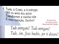 Hinário Povo Cantai Tudo Entregarei Plena Consagração