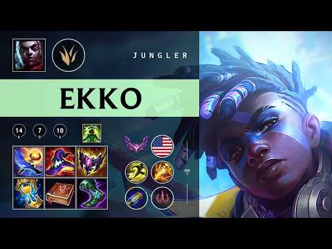 Ekko Jungle vs Kha'Zix - NA Master Patch 26.04