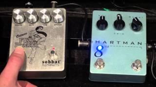 Video thumbnail for Hartman Octave fuzz and Sobbat Fuzzbreaker by james ryan